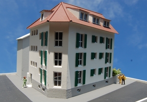 Architekturmodell Mehrfamilienhaus